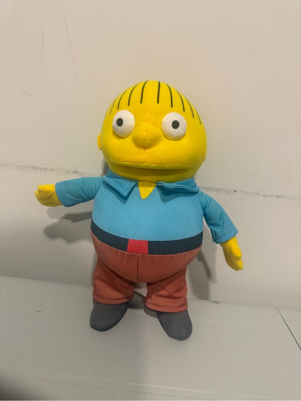 Universal Yellow Ralph Plush with Blue Shirt and Brown Pants